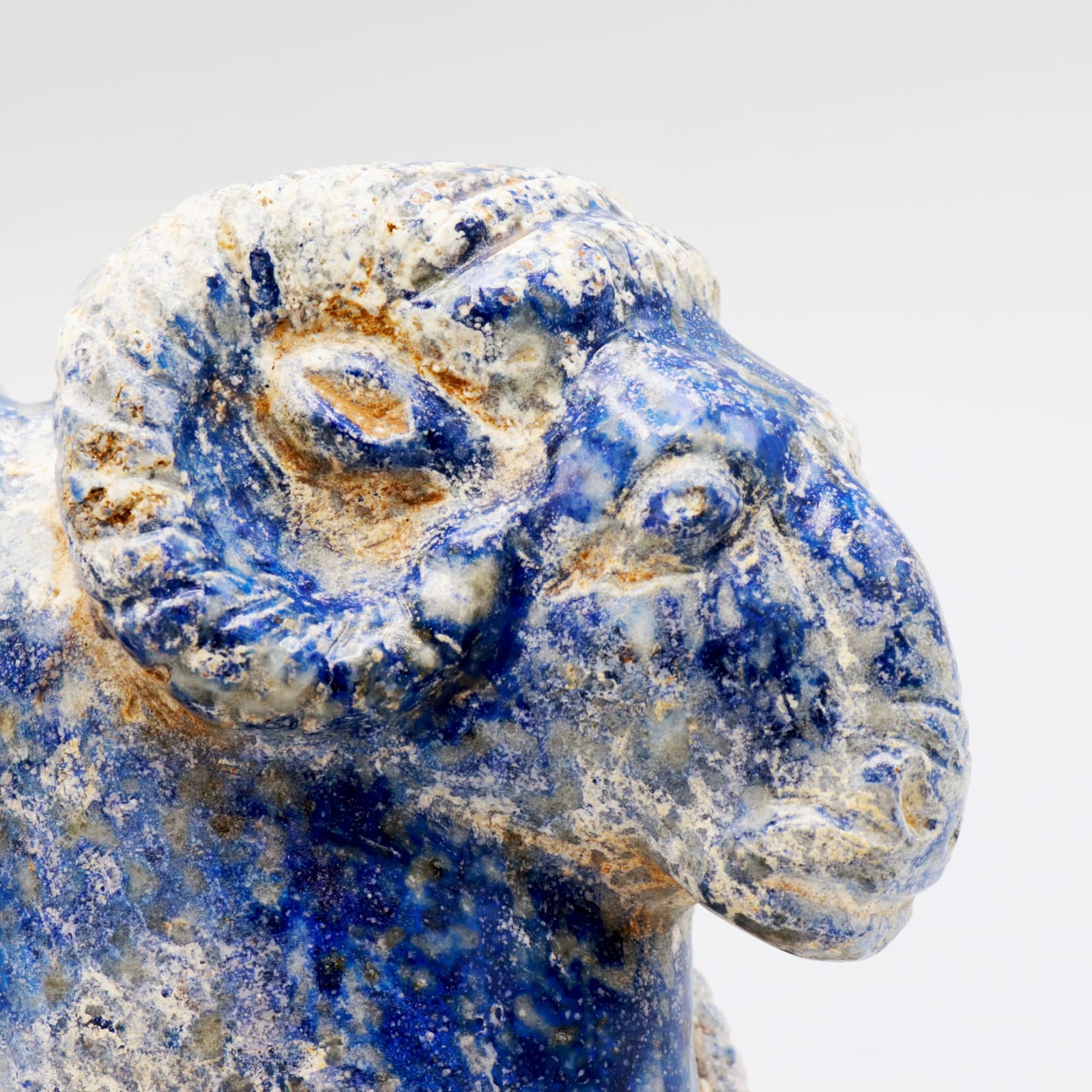 Bactrian Votive Sculpture, depicting Three Rams' Heads, Third Millennium BC