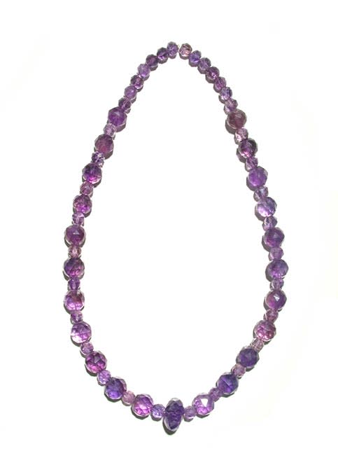 Amethyst Bead Necklace