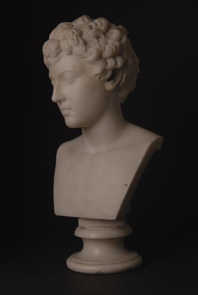 Classical Revival Marble Bust of a Young Marcus Aurelius, 1820 CE
