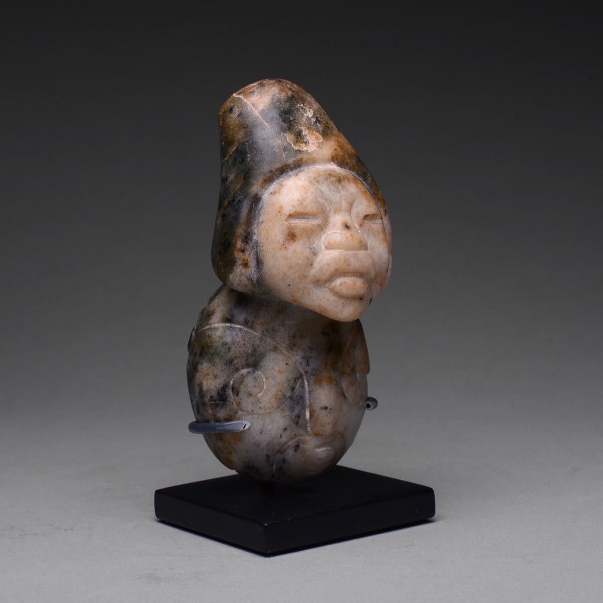 Olmec Stone Anthropomorphic Sculpture, 1200 BCE - 900 BCE