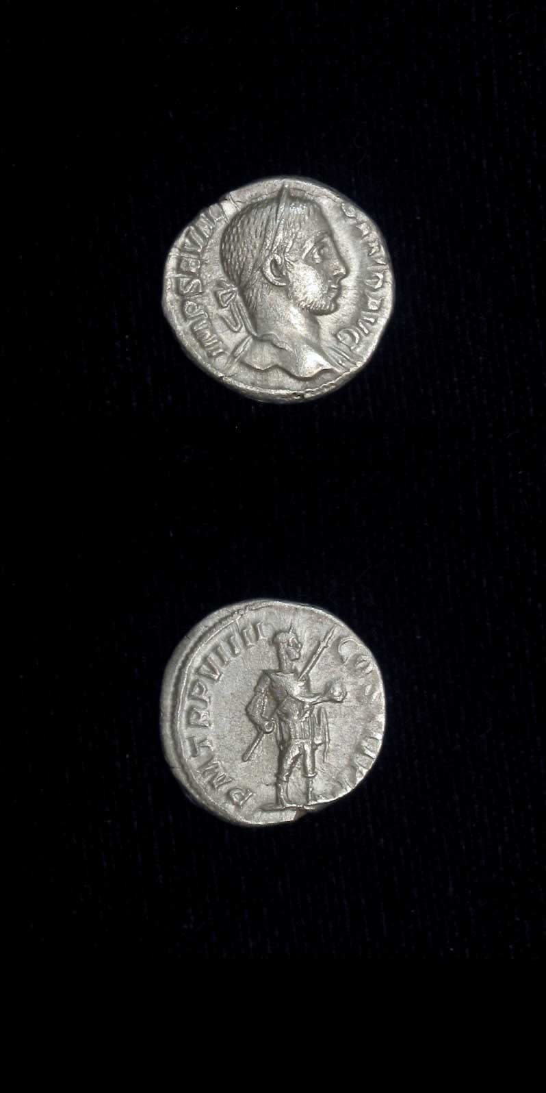 Silver Denarius of Emperor Severus Alexander, 228 CE - 231 CE