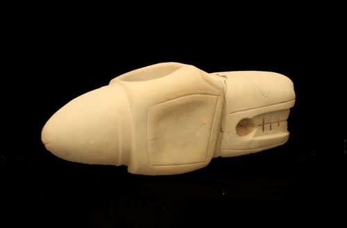 Guanacaste-Nicoya Stone Mace Head in the Form of a Crocodile Head, 1 CE - 500 CE