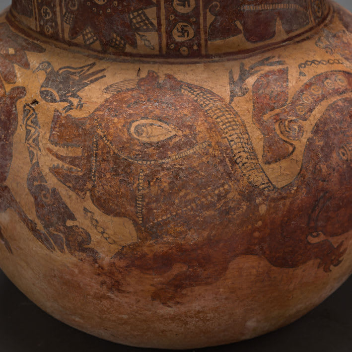Kushan empire earthenware storage jar, 200 CE - 400 CE