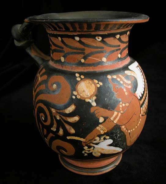Apulian Red-Figure Jug, 400 BCE - 300 CE