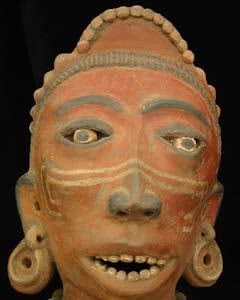 Terracotta Seated Female with Bowl, 300 BCE - 300 CE