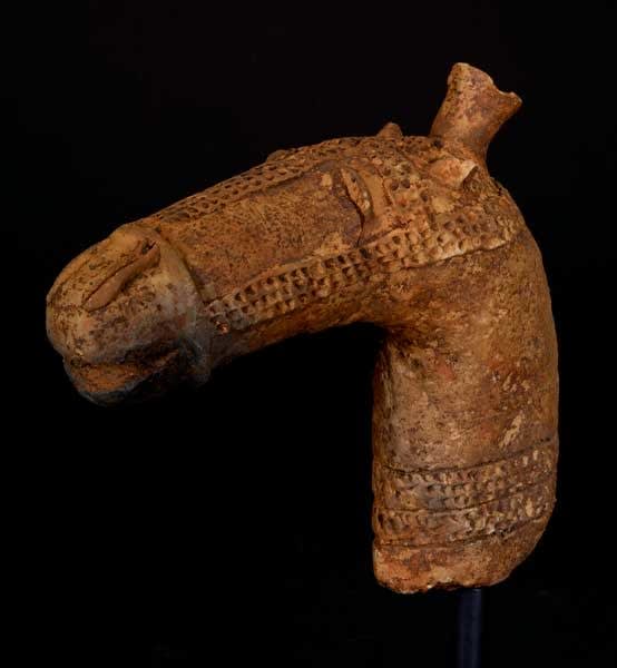 Bura Terracotta Horse Head, 3rd Century CE - 11th Century CE