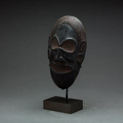 Taino Stone Zemi Head, 1000 CE - 1500 CE