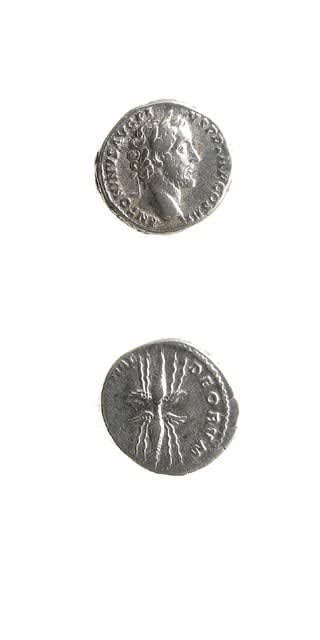 Silver Denarius of Emperor Antoninus Pius, 138 CE - 161 CE