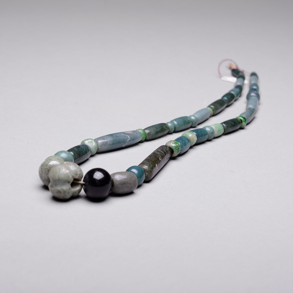 Mayan Jade Bead Necklace, 300 CE - 900 CE