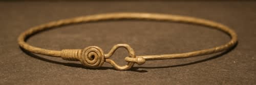 Bactrian Silver Torque, 330 BCE - 100 BCE