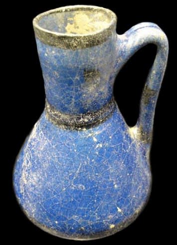 Blue Glaze Jug, 1400 CE