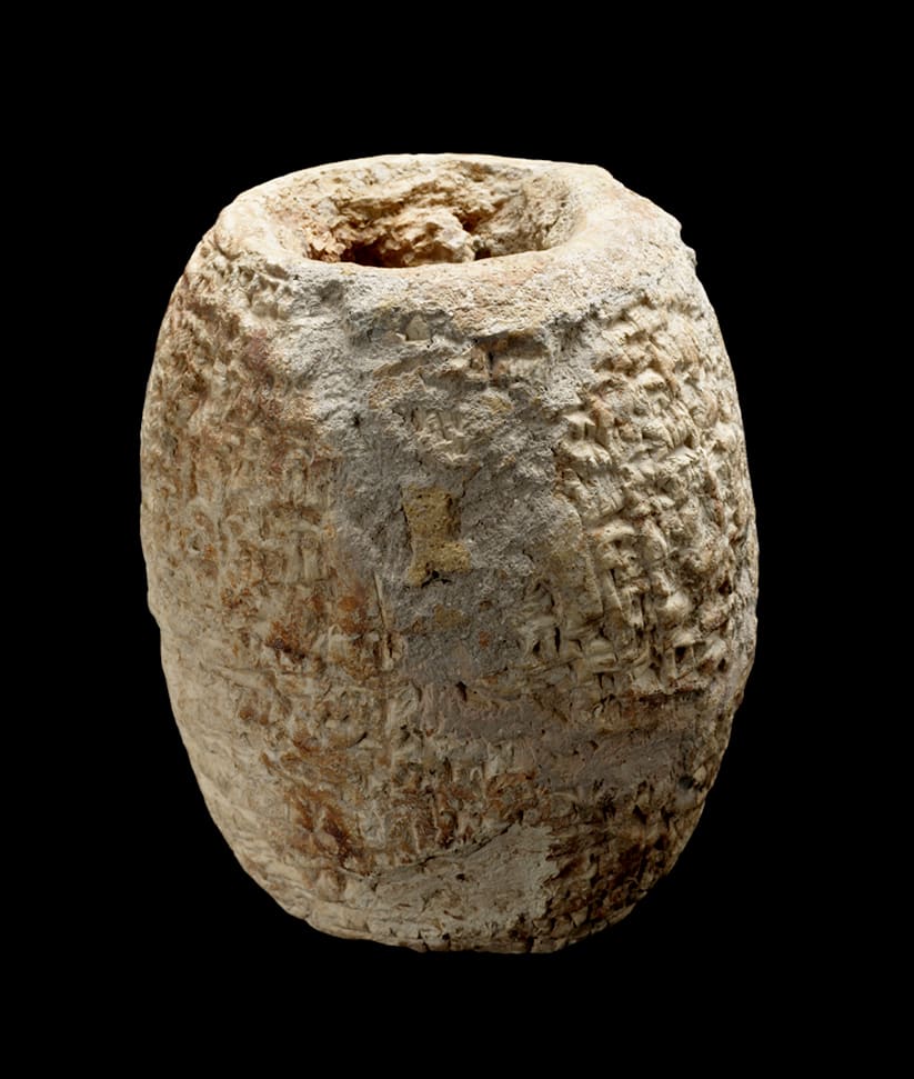 Old Babylonian Cylinder with Cuneiform Inscription, 1900 BCE - 1700 BCE