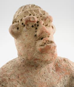 Djenne Sculpture of a Kneeling Man, 1200 CE - 1400 CE