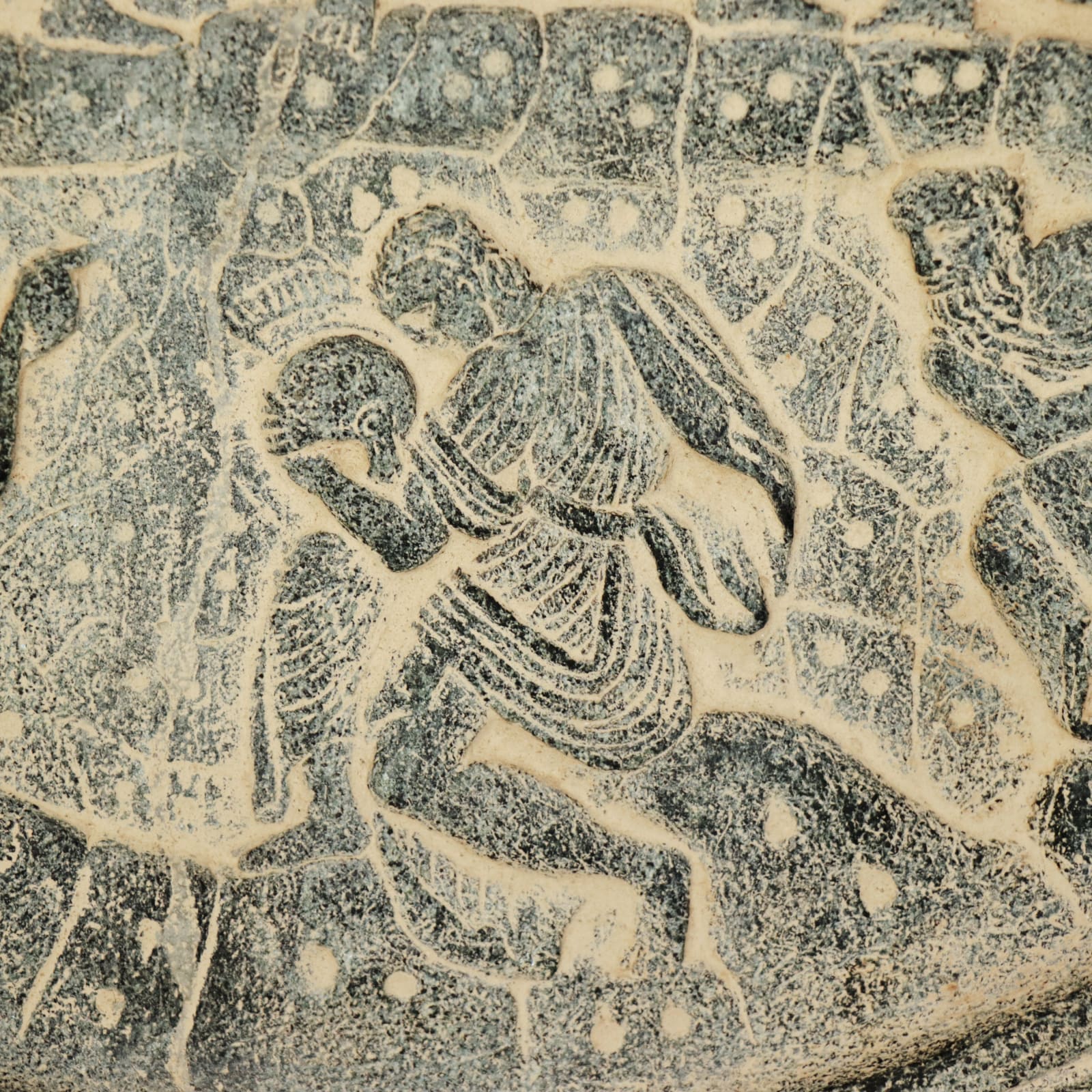 Plate depicting Scenes from the Life of Alexander the Great, 323 BC - 63 BC