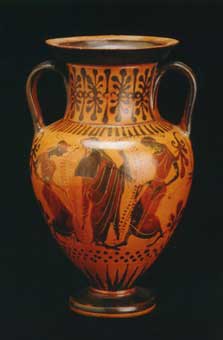 Attic Black-Figure Amphora, 520 BCE - 500 CE