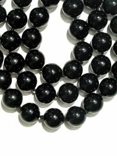 Black Onyx Bead Necklace