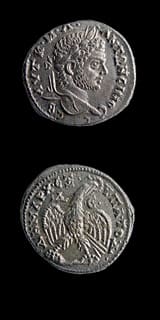 Billon Tetradrachm of Emperor Caracalla, 211 CE - 217 CE