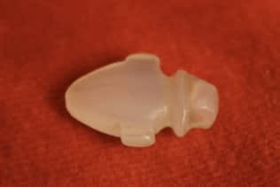 26th Dynasty Rock Crystal Heart Amulet, 664 BCE - 525 BCE