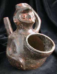 Mayan Vessel in the Form of a Monkey, 300 CE - 900 CE