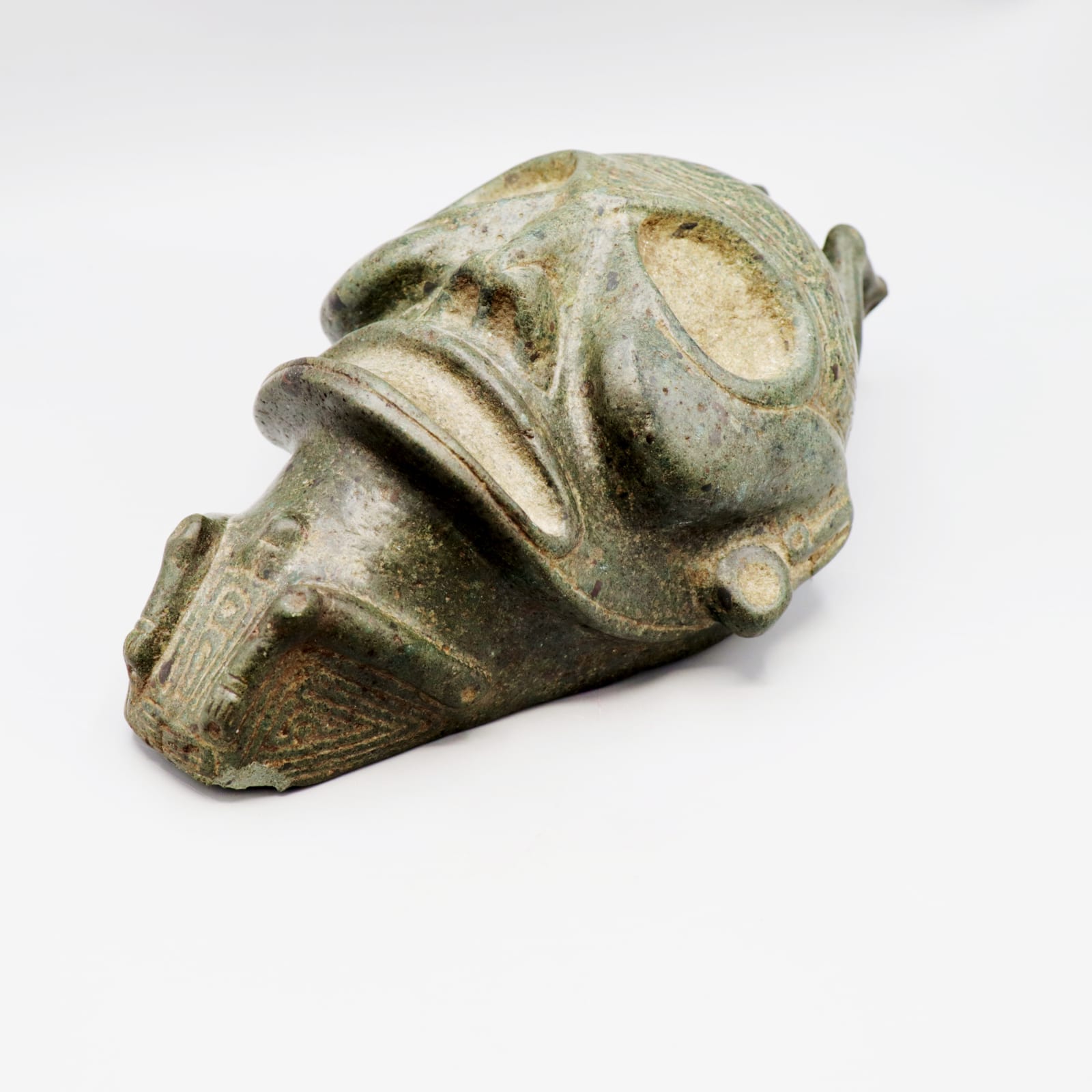 Taíno 'Macorix' Head Trigolonito, AD 1300 - AD 1500