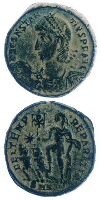 Bronze Centenionalis of Emperor Constantius II, 348 CE - 361 CE