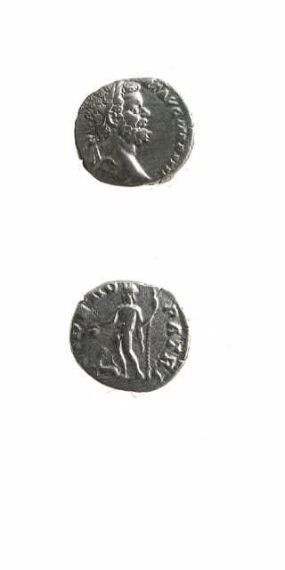 Silver Denarius of Emperor Septimius Severus, 193 CE - 198 CE