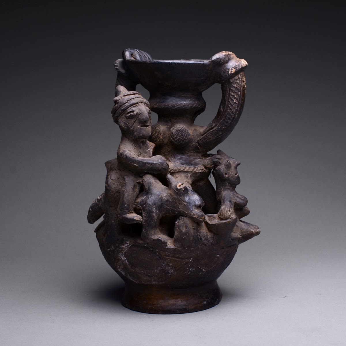 Yoruba Terracotta Altarpiece, 19th Century CE - 20th Century CE