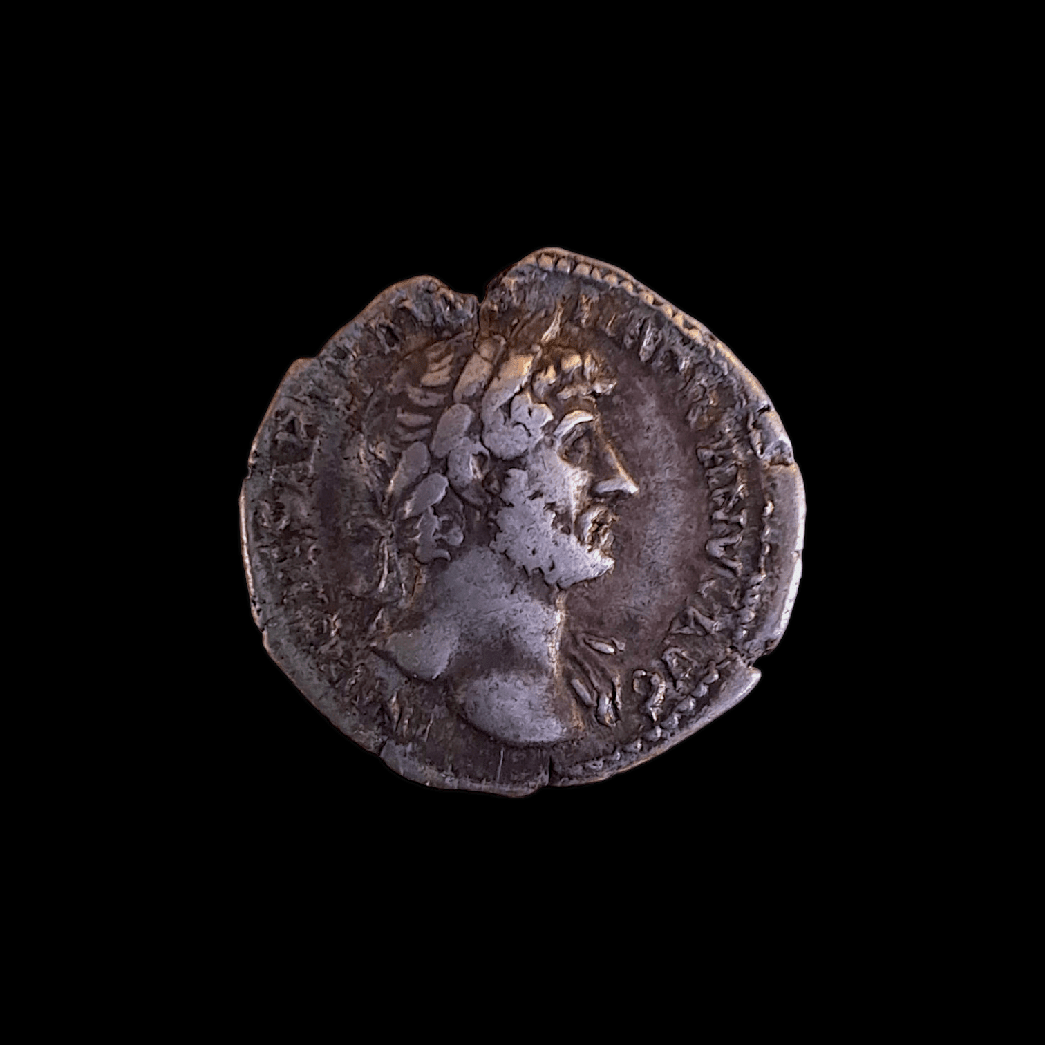 Denarius of the Emperor Hadrian, depicting Minerva, AD 121 - AD 123