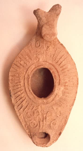 Byzantine Oil Lamp, 400 CE - 600 CE