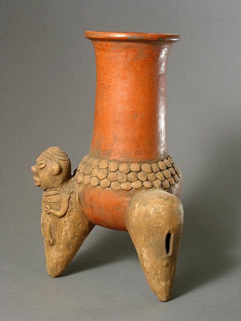 Terracotta Tripod Vessel, 500 CE - 1000 CE