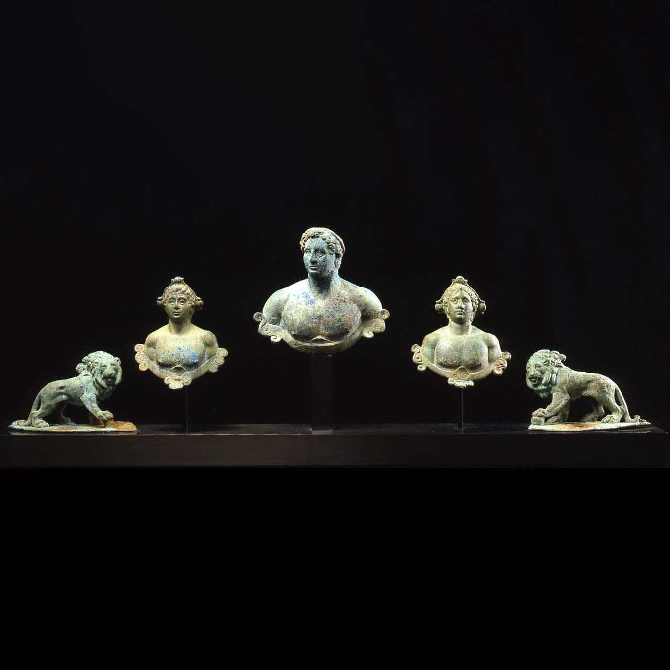 Roman Bronze Chariot Fittings, 1st Century CE