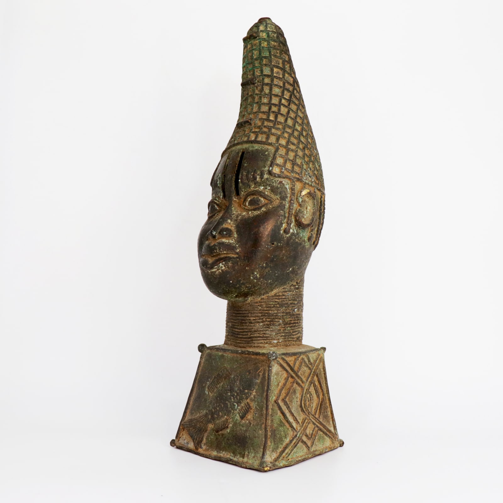 Benin-Style Head of a Queen Mother (Iyoba), 20th Century CE