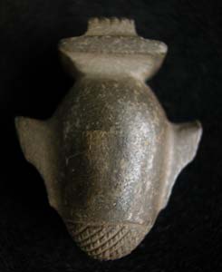 Egyptian Diorite Heart Amulet, 2000 BCE - 300 BCE
