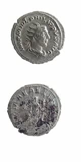 Silver Antoninianus of Emperor Philip I the Arab, 244 CE - 249 CE