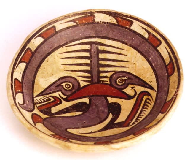 Cocle Terracotta Polychrome Bowl, 500 CE - 1000 CE