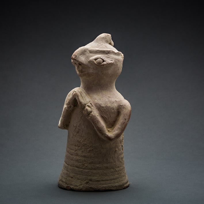 Indus Valley Terracotta Figurine of a Standing Fertility Goddess, 3000 BCE - 2000 BCE