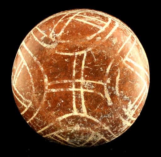 Nayarit Terracotta Bowl with Polychrome Designs, 300 BCE - 300 CE