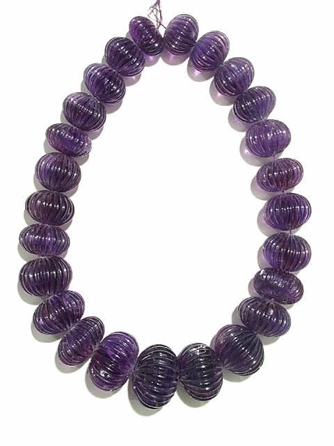 Amethyst Bead Necklace
