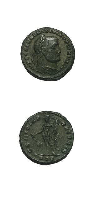 Bronze Follis of Emperor Galerius, 305 CE - 311 CE
