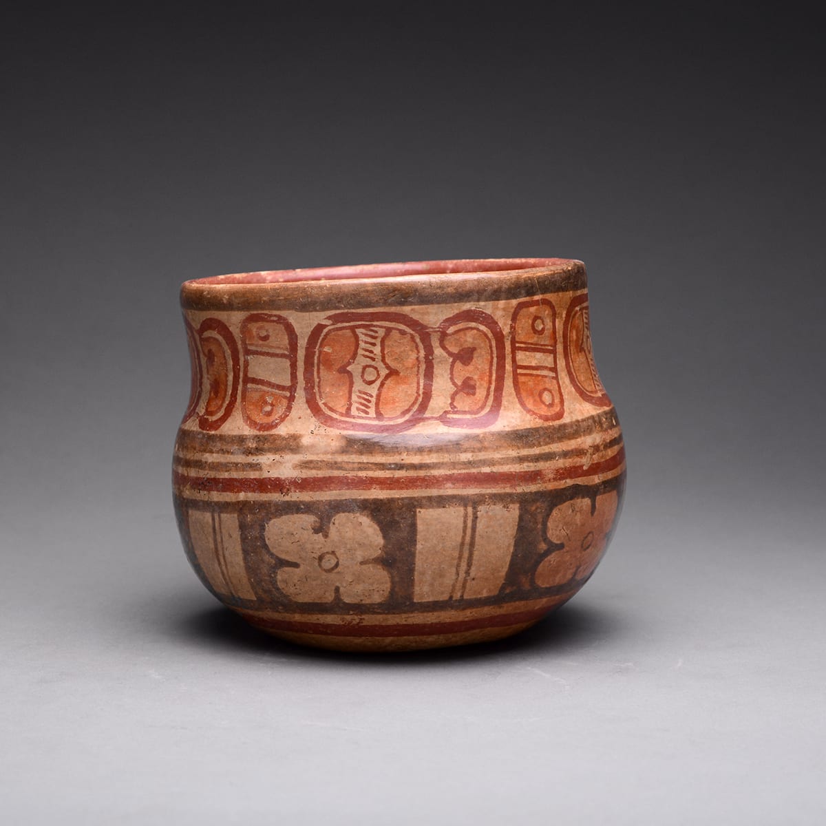 Mayan Polychrome Bowl, 500 CE - 900 CE