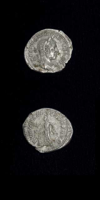 Silver Denarius of Emperor Elagabalus, 220 CE - 222 CE