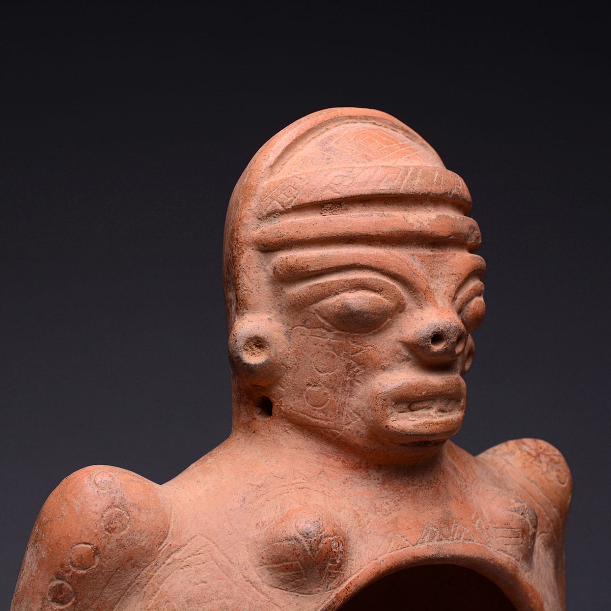 Standing Effigy Vessel, 300 BCE - 300 CE