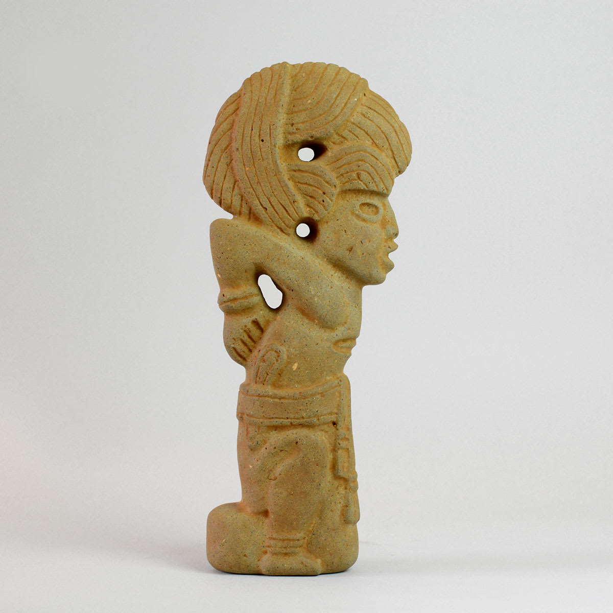 Veracruz Stone Sculpture of a Bound Captive, 200 CE - 600 CE