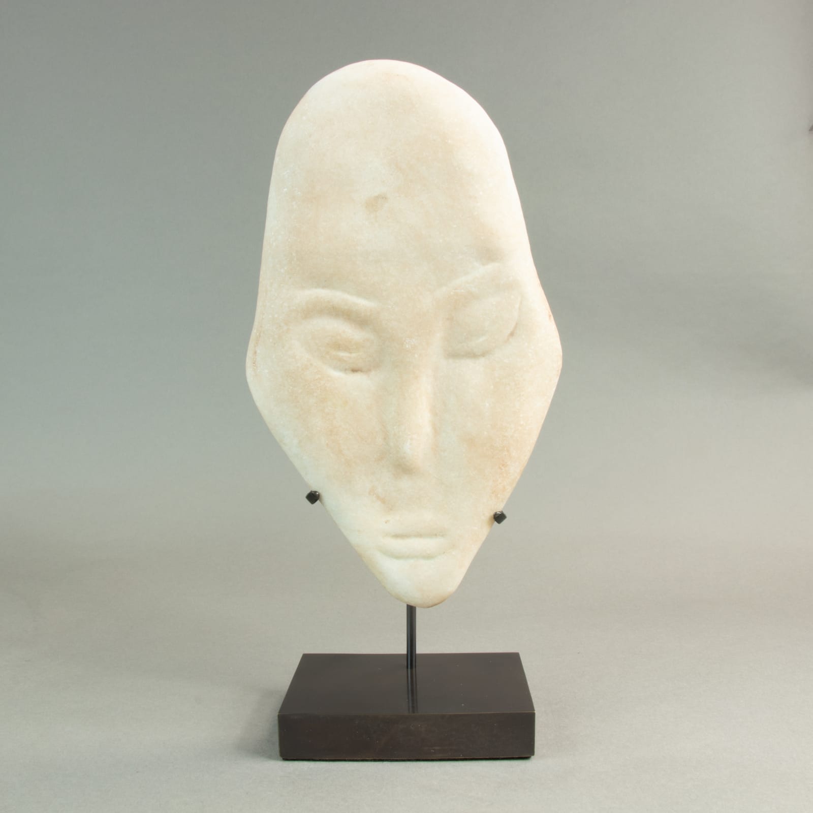 Neolithic Marble Sculpture of a Face, 4000 to 3000 BCE