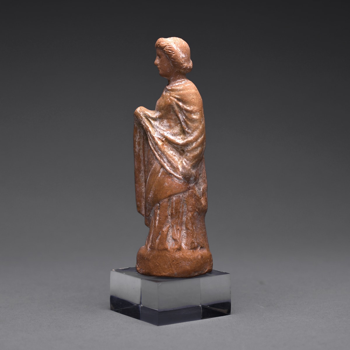 A Hellenistic Terracotta Statue of a Standing Woman
