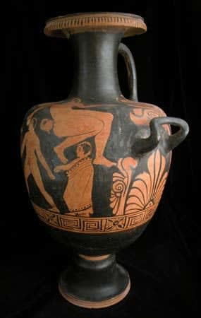 Campanian Red-Figure Hydria, 400 BCE - 300 CE