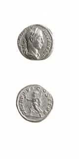 Silver Denarius of Emperor Severus Alexander, 222 CE - 235 CE