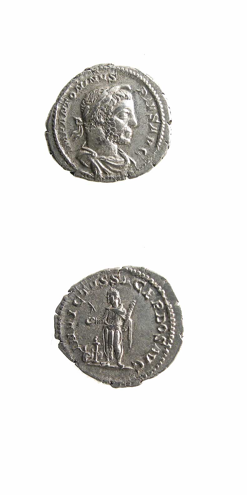 Silver Denarius of Emperor Elagabalus, 220 CE - 222 CE