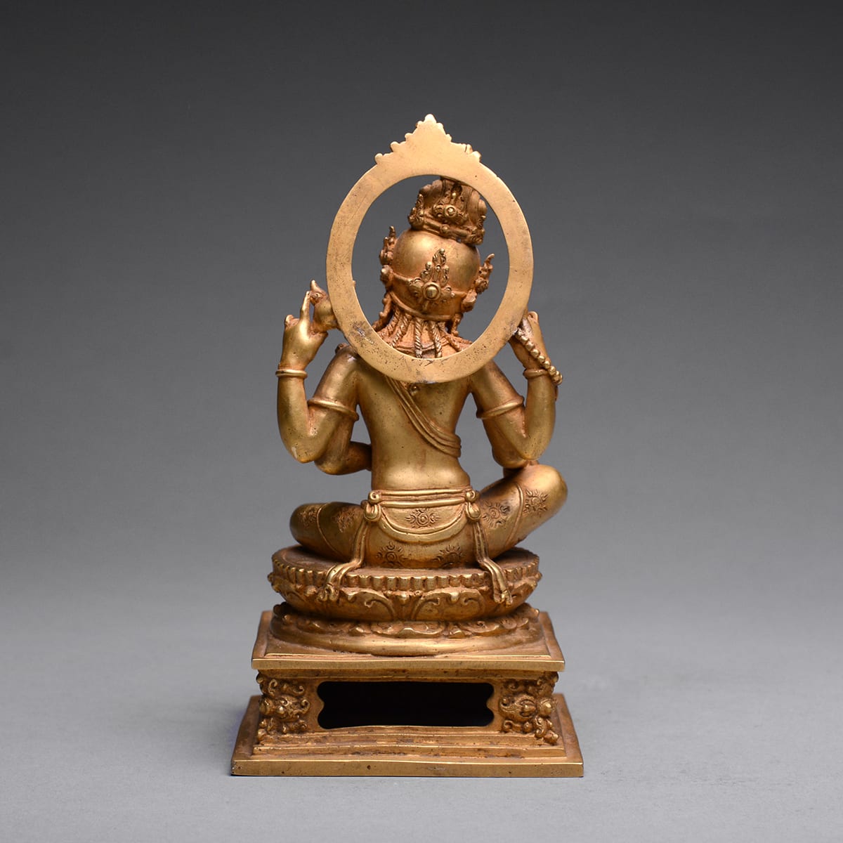 Gold Sculpture of Four-Armed Hindu Deity, 900 CE - 1300 CE