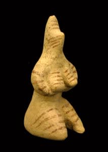 Neolithic Tel Halaf Terracotta Fertility Idol, 5000 BCE - 4000 BCE